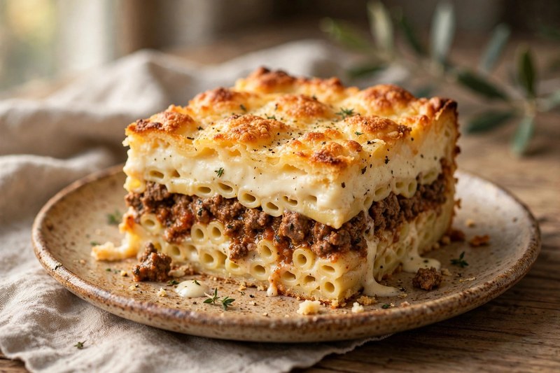 Photo of Pasticcio di Maccheroni, a dinner recipe from FluentFuel