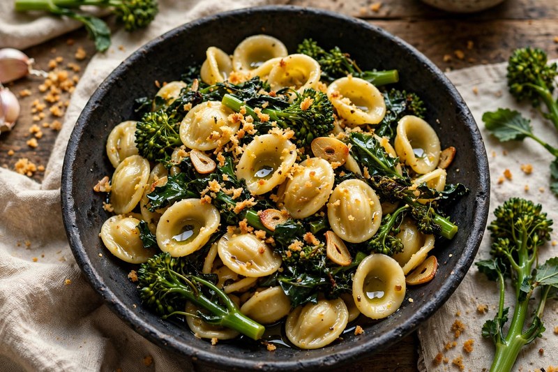 Photo of Orecchiette alle Cime di Rapa, a dinner recipe from FluentFuel