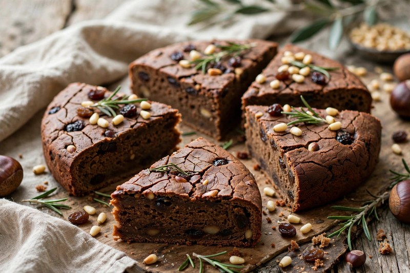 Photo of Castagnaccio Toscano, a snack recipe from FluentFuel