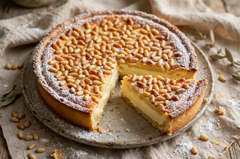 Photo of Torta della Nonna, a snack recipe from FluentFuel