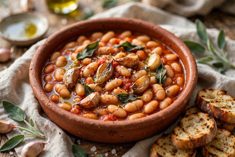 Photo of Fagioli Uccelletto, a lunch recipe from FluentFuel