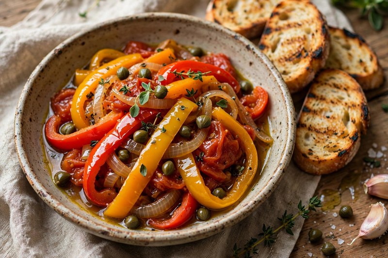 Photo of Peperonata, a lunch recipe from FluentFuel