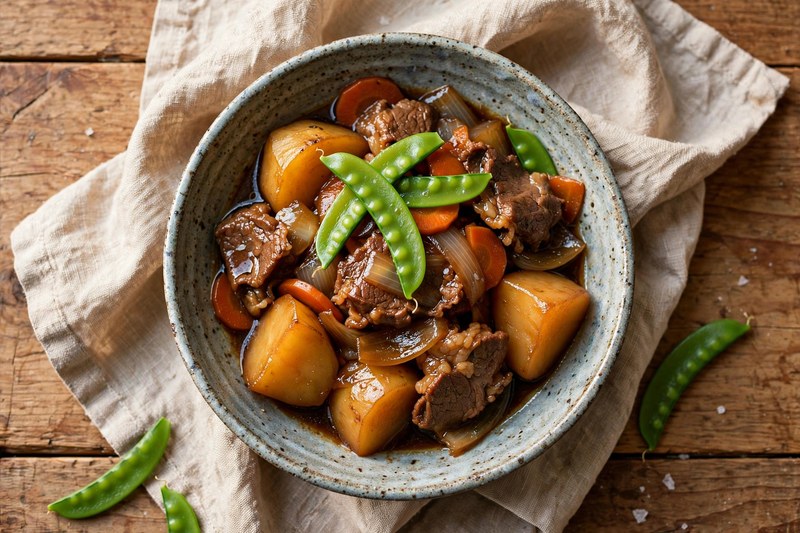 Photo of Nikujaga, a dinner recipe from FluentFuel