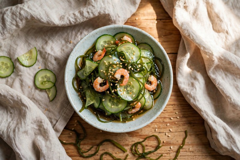 Photo of Sunomono, a lunch recipe from FluentFuel