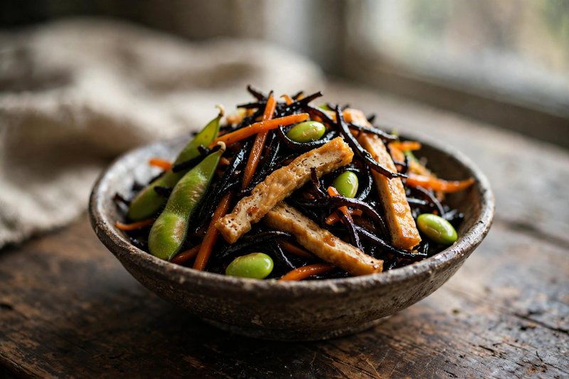 Photo of Hijiki no Nimono, a lunch recipe from FluentFuel