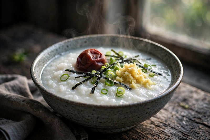 Photo of Okayu Rice Porridge, a breakfast recipe from FluentFuel