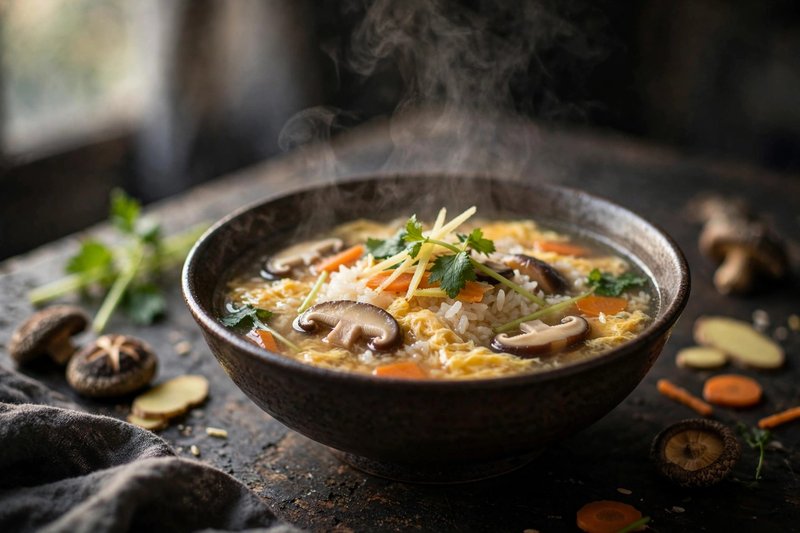 Photo of Zosui Rice Soup, a dinner recipe from FluentFuel