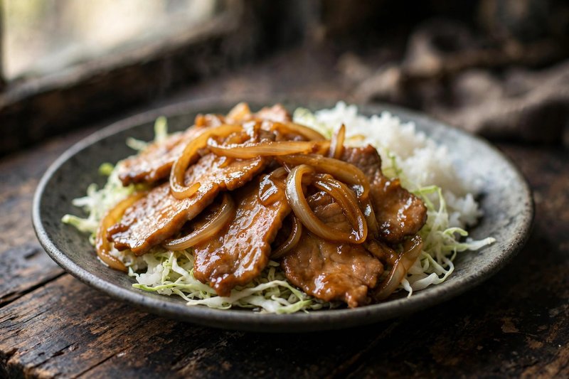 Photo of Buta Shogayaki, a dinner recipe from FluentFuel