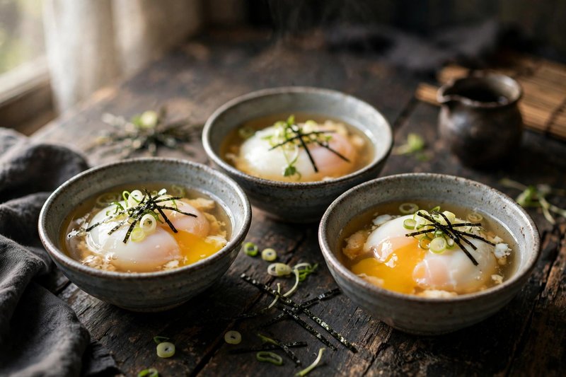 Photo of Onsen Tamago, a breakfast recipe from FluentFuel