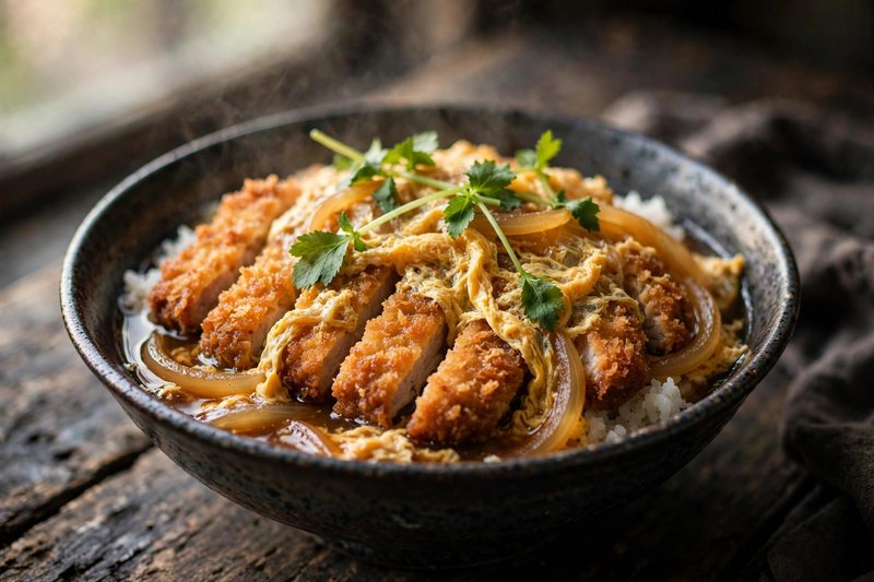 Photo of Katsudon, a lunch recipe from FluentFuel