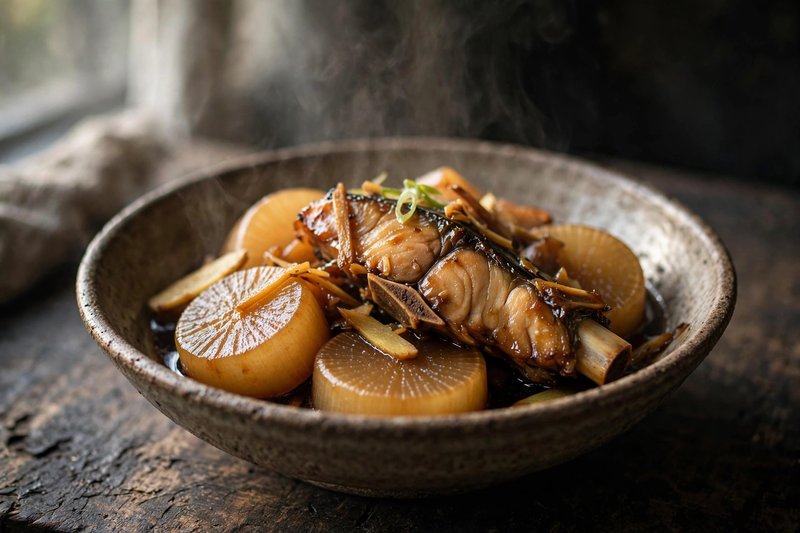 Photo of Buri Daikon, a dinner recipe from FluentFuel