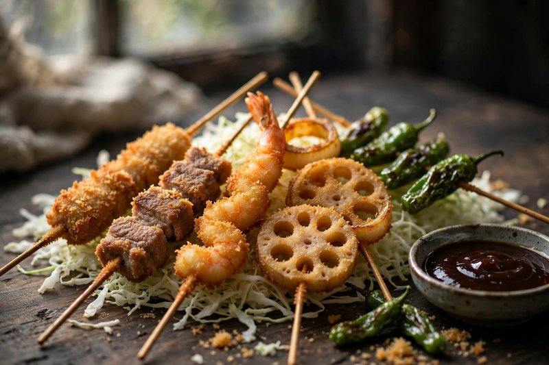 Photo of Kushikatsu, a snack recipe from FluentFuel