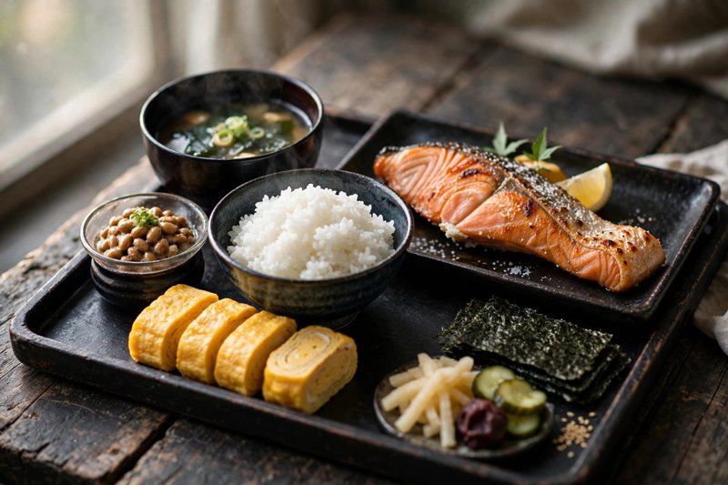 Photo of Yakizakana Teishoku, a breakfast recipe from FluentFuel