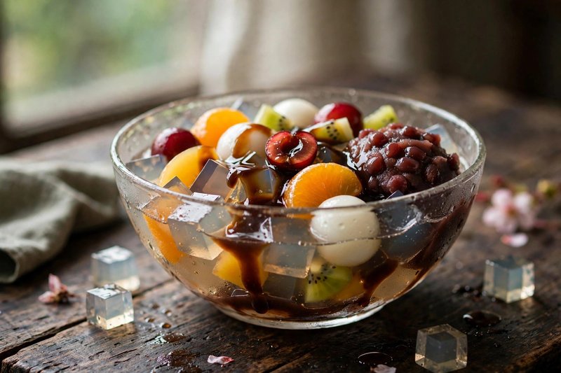 Photo of Anmitsu, a snack recipe from FluentFuel