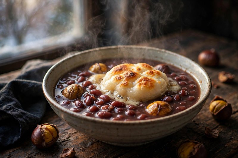 Photo of Zenzai, a snack recipe from FluentFuel