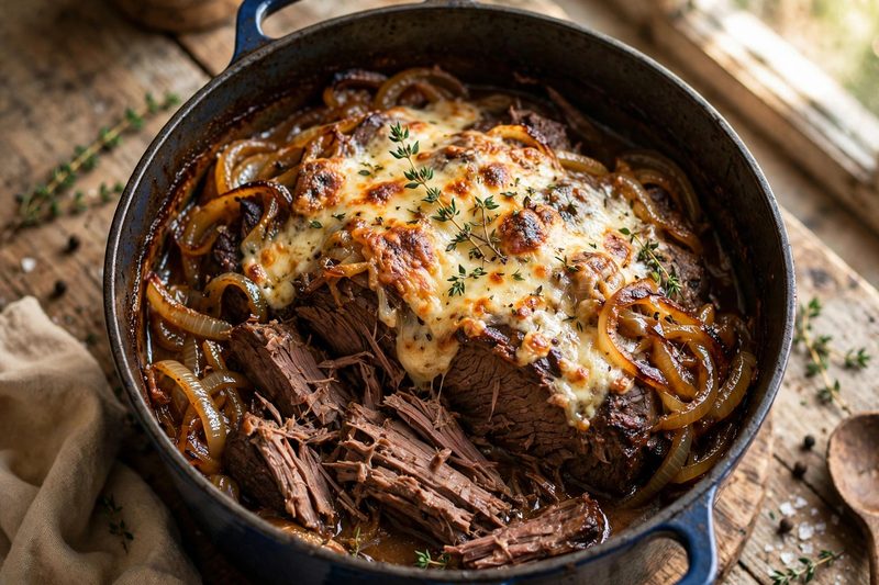 Photo of French Onion Chuck Roast, a dinner recipe from FluentFuel
