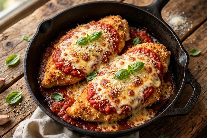 Photo of Chicken Parmesan, Hold the Pasta, a dinner recipe from FluentFuel