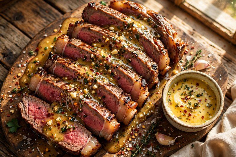 Photo of Cowboy Butter Ribeyes, a dinner recipe from FluentFuel