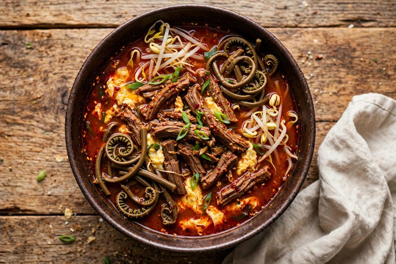Photo of Yukgaejang, a dinner recipe from FluentFuel