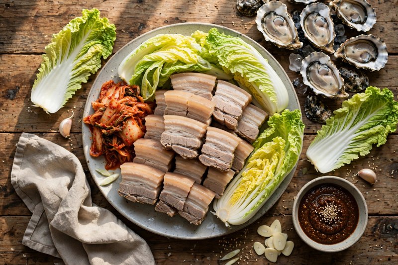 Photo of Bossam, a dinner recipe from FluentFuel