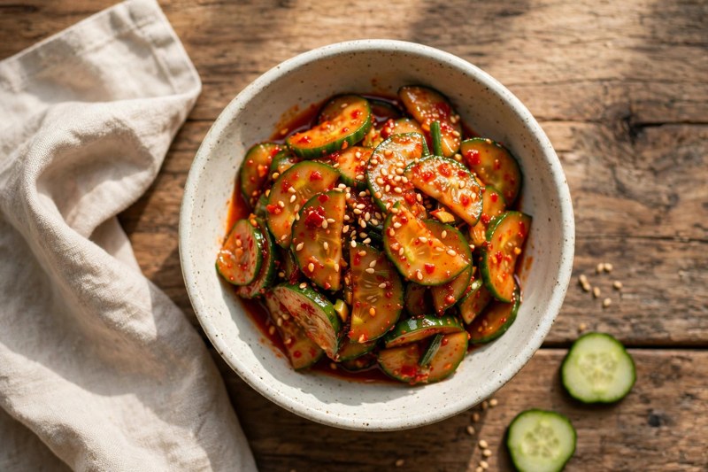Photo of Oi Muchim, a snack recipe from FluentFuel