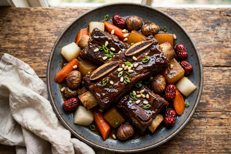 Photo of Galbijjim, a dinner recipe from FluentFuel