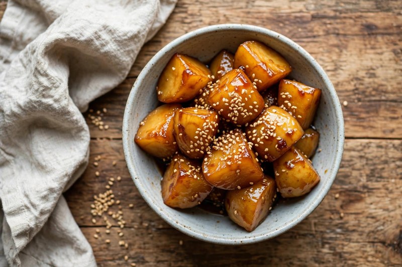 Photo of Gamja Jorim, a snack recipe from FluentFuel