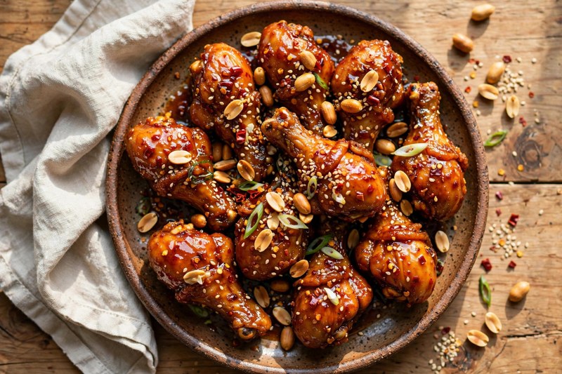 Photo of Dakgangjeong, a snack recipe from FluentFuel