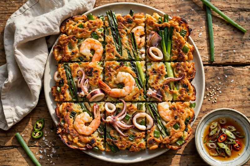 Photo of Haemul Pajeon, a snack recipe from FluentFuel
