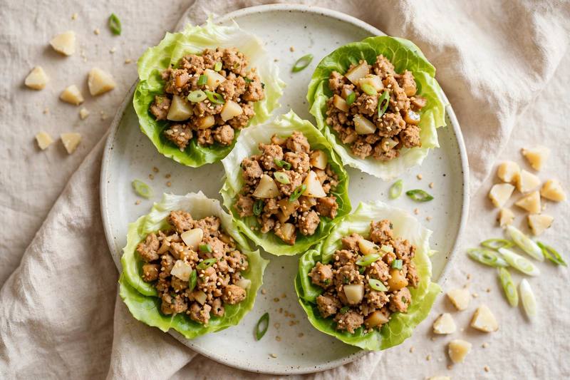 Photo of Turkey Lettuce Cups, a lunch recipe from FluentFuel