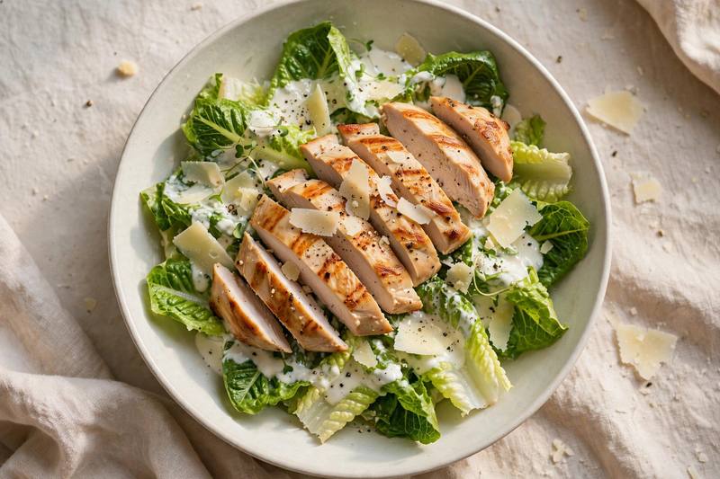Photo of Chicken Caesar, Lightened, a lunch recipe from FluentFuel