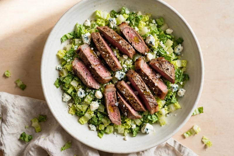 Photo of Steakhouse Chopped Salad, a lunch recipe from FluentFuel