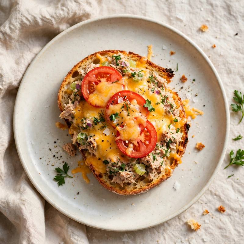 Photo of Sourdough Tuna Melt, a lunch recipe from FluentFuel
