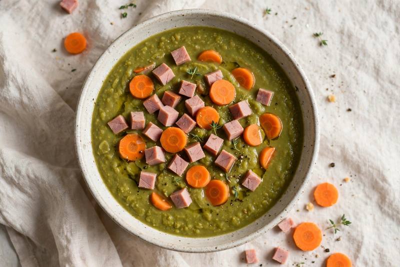Photo of Split Pea & Ham Soup, a lunch recipe from FluentFuel