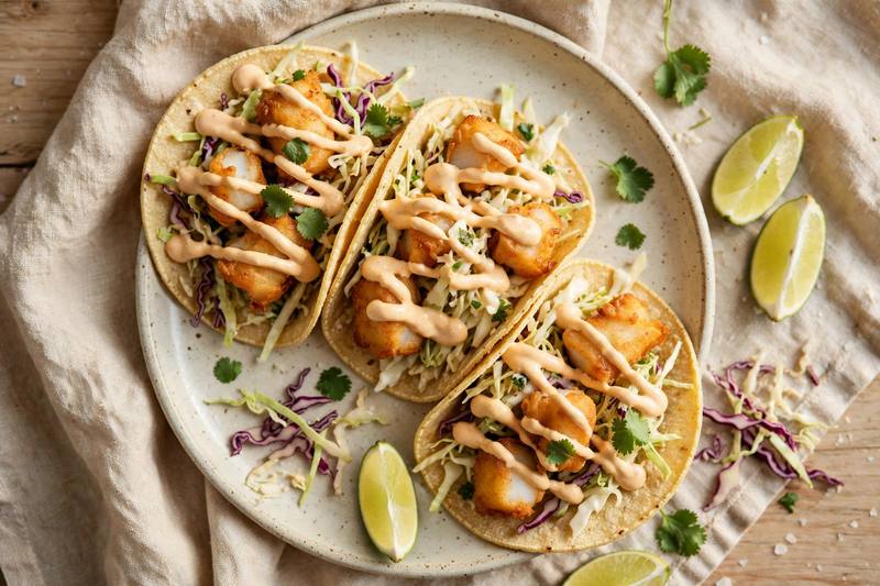 Photo of Baja Fish Tacos, a lunch recipe from FluentFuel