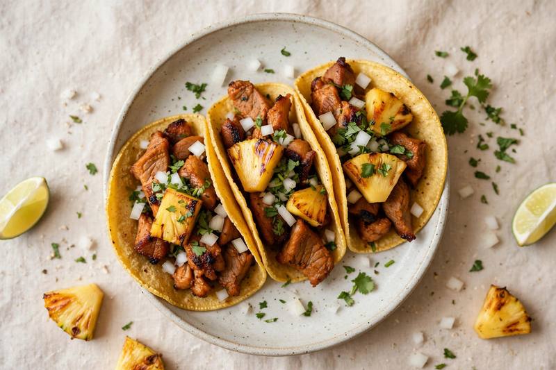 Photo of Al Pastor Pork Tacos, a lunch recipe from FluentFuel