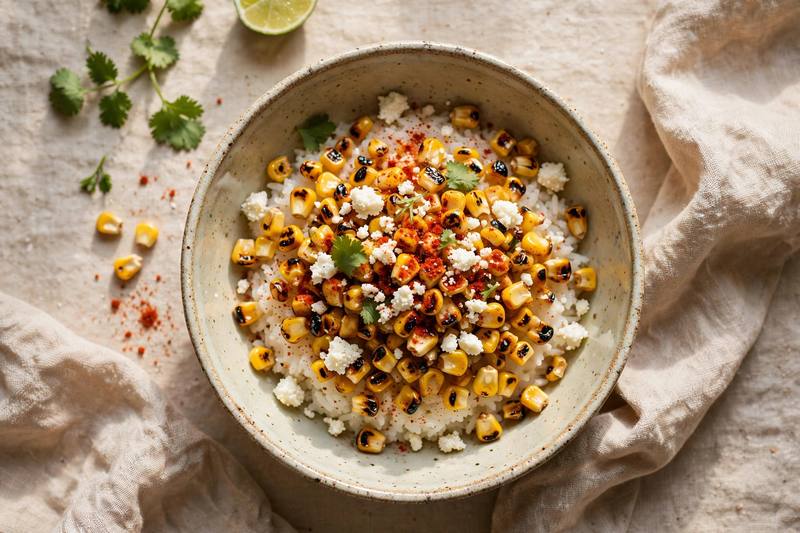 Photo of Elote-Style Street Corn Bowl, a lunch recipe from FluentFuel