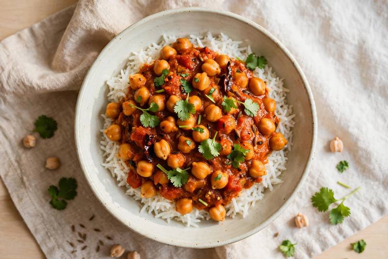 Photo of Chana Masala Bowl, a lunch recipe from FluentFuel