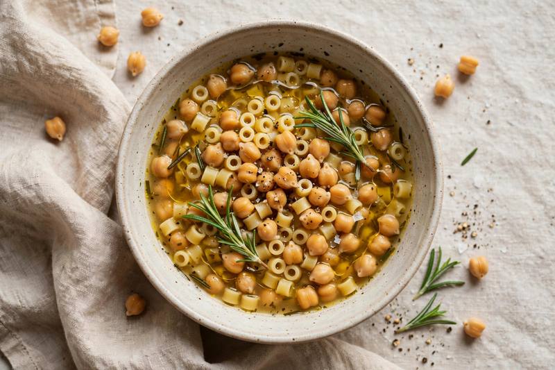 Photo of Pasta e Ceci, a lunch recipe from FluentFuel