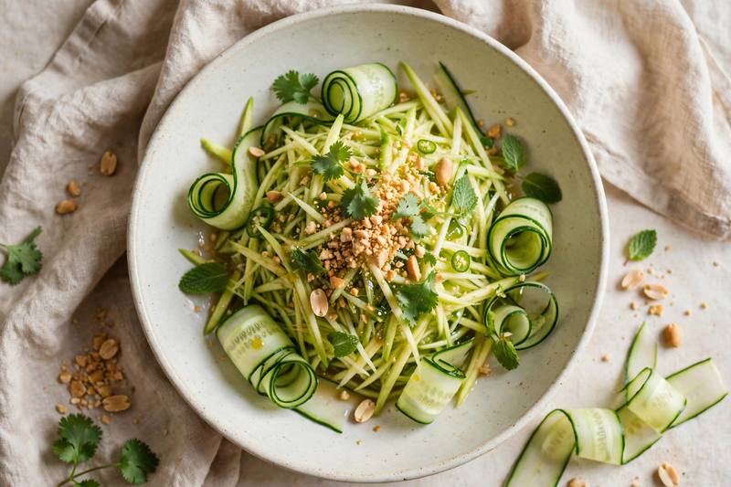 Photo of Thai Green Mango Salad, a lunch recipe from FluentFuel