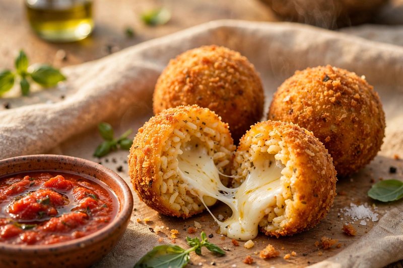 Photo of Arancini, a snack recipe from FluentFuel