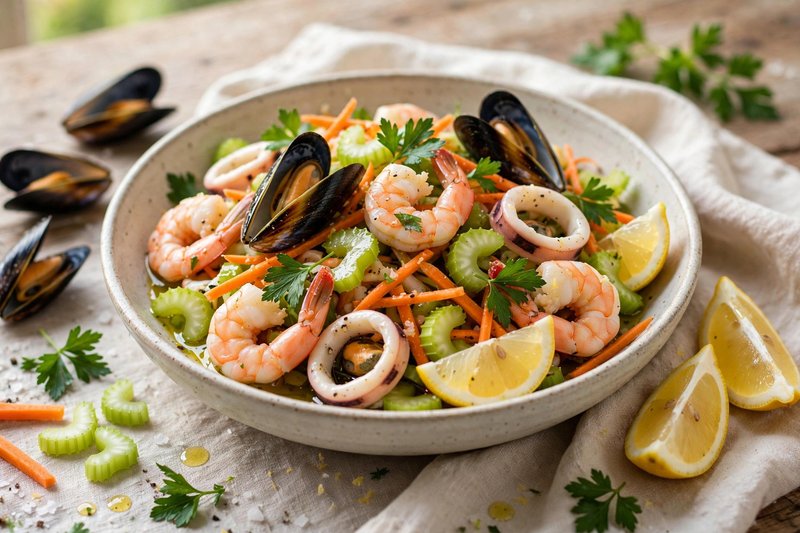 Photo of Insalata di Mare, a lunch recipe from FluentFuel