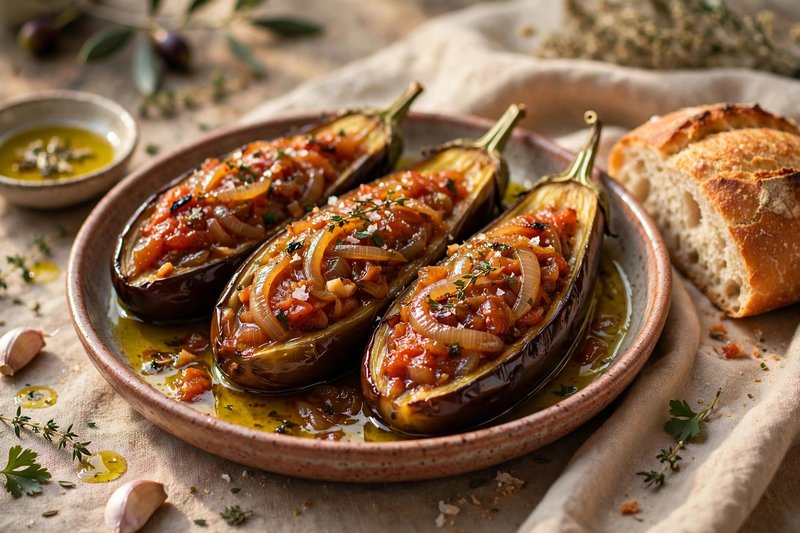 Photo of Imam Bayildi, a dinner recipe from FluentFuel