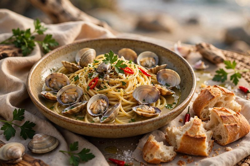 Photo of Spaghetti alle Vongole, a dinner recipe from FluentFuel