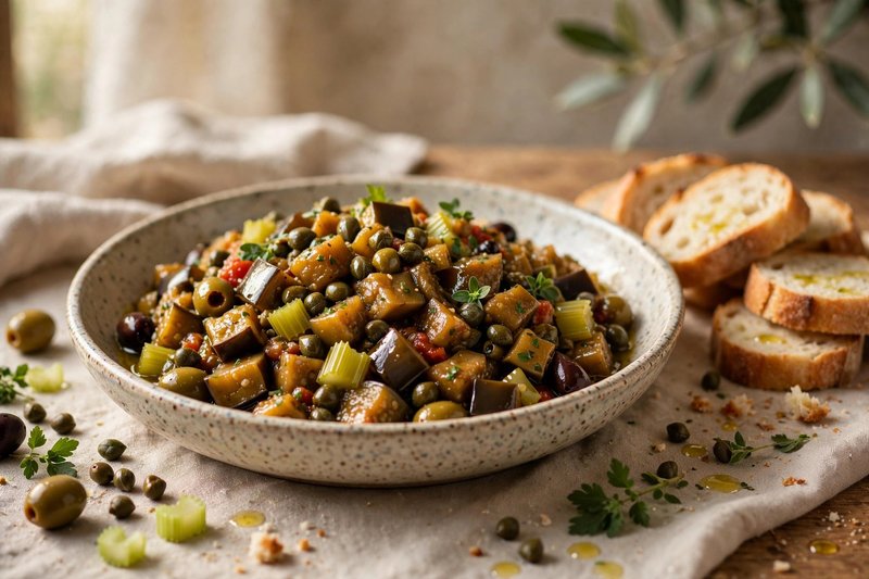 Photo of Caponata, a lunch recipe from FluentFuel