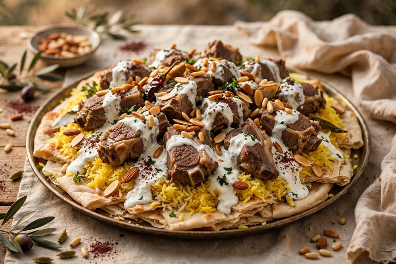 Photo of Mansaf, a dinner recipe from FluentFuel