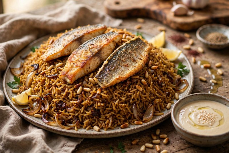 Photo of Sayadieh, a dinner recipe from FluentFuel
