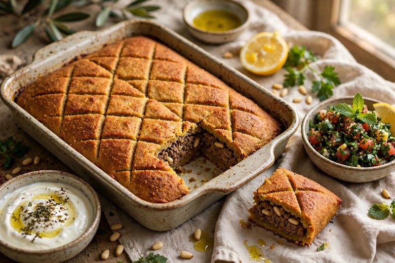 Photo of Kibbeh bil Sanieh, a dinner recipe from FluentFuel
