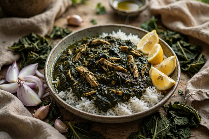Photo of Mloukhieh, a dinner recipe from FluentFuel