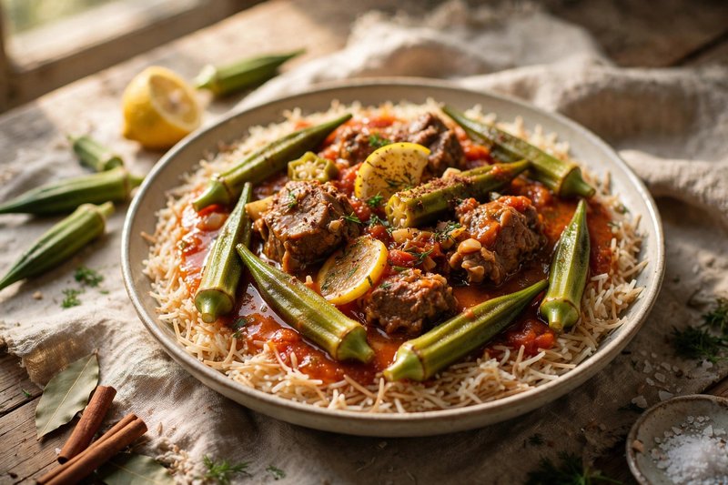 Photo of Bamieh, a dinner recipe from FluentFuel